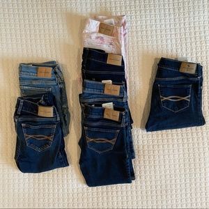 Abercrombie Girls Jeans LOT (7) | Various Sizes